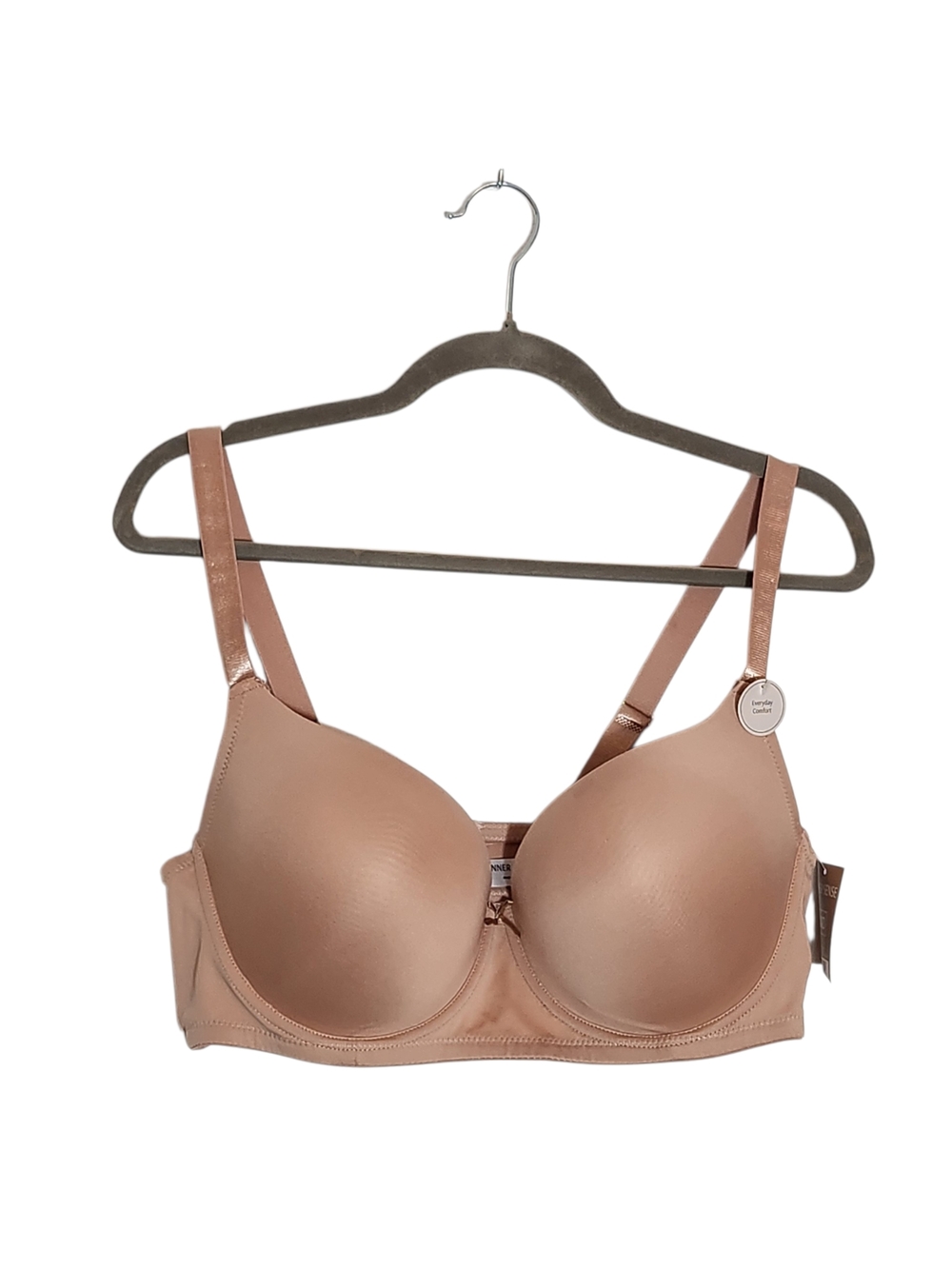 Inner Sense Dusty Pink Smooth Padded Bra Size 40D NWT Flaw